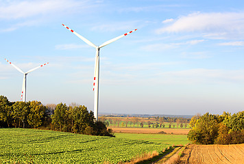 Image showing Windmills 