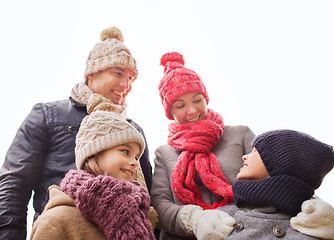 Image showing happy family outdoors
