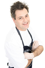 Image showing Smiling Butcher