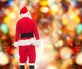 Image showing man in costume of santa claus