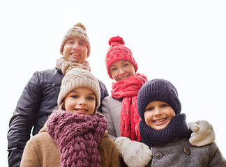 Image showing happy family outdoors