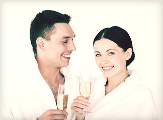 Image showing couple in spa