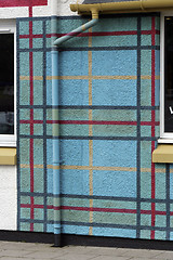 Image showing Tartan house