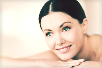 Image showing woman in spa