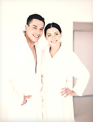 Image showing couple in spa