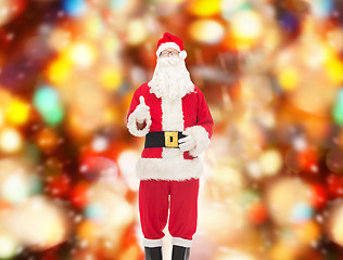 Image showing man in costume of santa claus