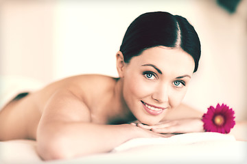 Image showing woman in spa