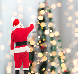 Image showing man in costume of santa claus