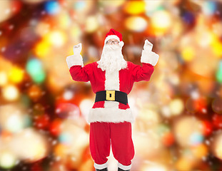 Image showing man in costume of santa claus