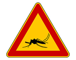 Image showing Midge warning sign