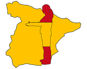 Image showing Spanish handshake