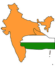 Image showing Welcome to India