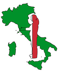 Image showing Italian handshake