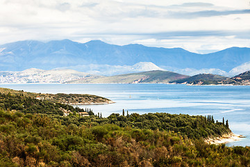 Image showing North Corfu and Albania