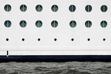 Image showing Cruise ship windows