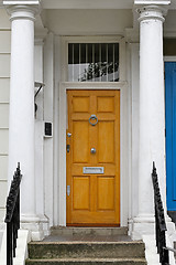 Image showing Wooden door