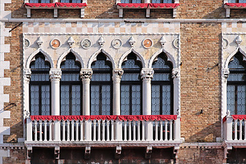 Image showing Venetian windows