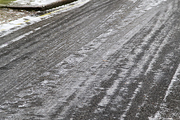 Image showing Freezing ice