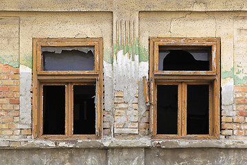 Image showing Abandoned windows