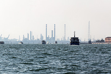 Image showing Venetian Lagoon industry