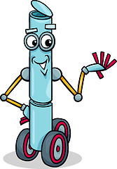 Image showing fanatasy robot cartoon illustration