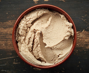 Image showing bowl of liver pate