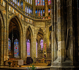 Image showing Saint Vitus Cathedral Interiors