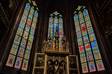 Image showing Decal of St. Vitus Cathedral in Prague