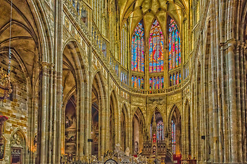 Image showing Saint Vitus Cathedral Interiors