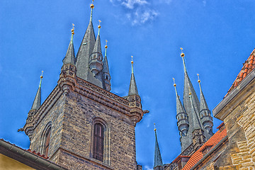 Image showing The Church of Mother of God in front of Týn