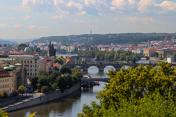 Image showing Red rooftops of Prague