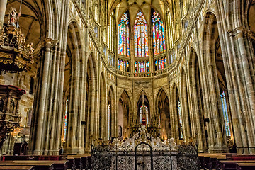 Image showing Saint Vitus Cathedral Interiors