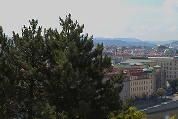 Image showing Red rooftops of Prague