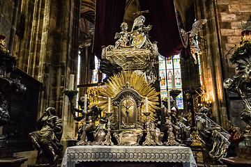 Image showing Saint Vitus Cathedral altar