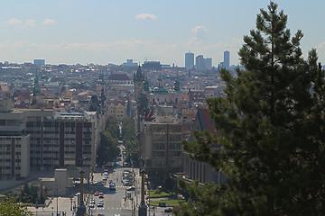 Image showing Red rooftops of Prague