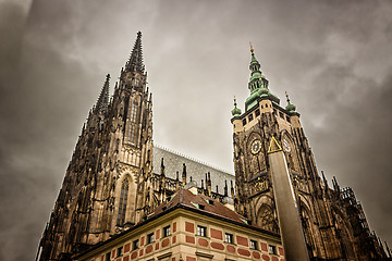 Image showing St. Vitus Cathedral in Prague