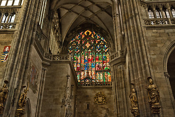 Image showing Decal of St. Vitus Cathedral in Prague