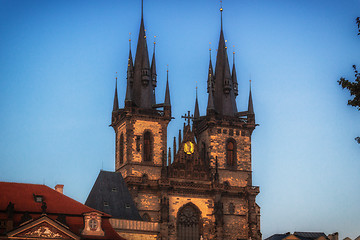 Image showing The Church of Mother of God in front of Týn