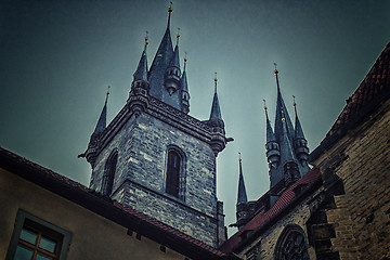 Image showing The Church of Mother of God in front of Týn