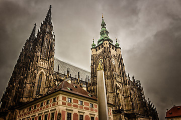 Image showing St. Vitus Cathedral in Prague