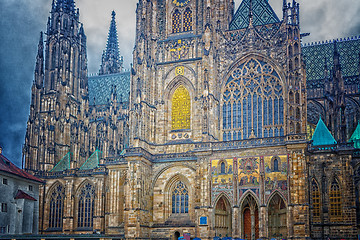 Image showing St. Vitus Cathedral in Prague