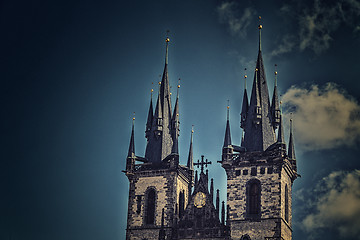 Image showing The Church of Mother of God in front of Týn