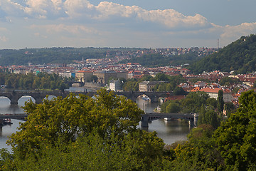 Image showing Red rooftops of Prague