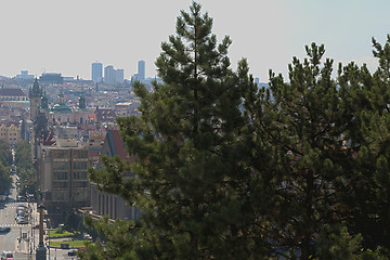 Image showing Red rooftops of Prague