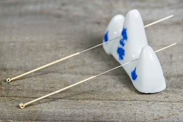 Image showing acupuncture needles 