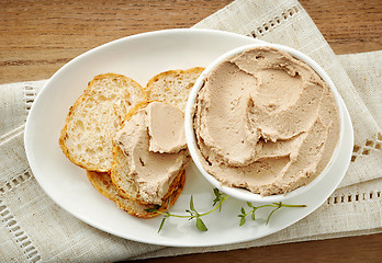 Image showing homemade liver pate