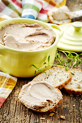 Image showing homemade liver pate