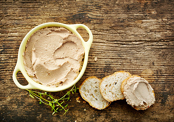 Image showing homemade liver pate