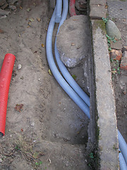 Image showing Corrugated pipe