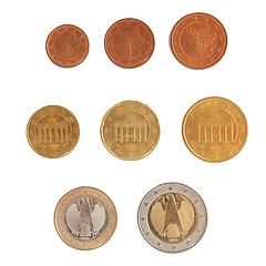 Image showing Euro coins series